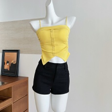 批发titi小姐姐【夏日多巴胺】<b class='q'>吊带</b><b class='q'>背心</b>女春夏带胸垫辣妹抹胸<b class='q'>打底</b>上衣