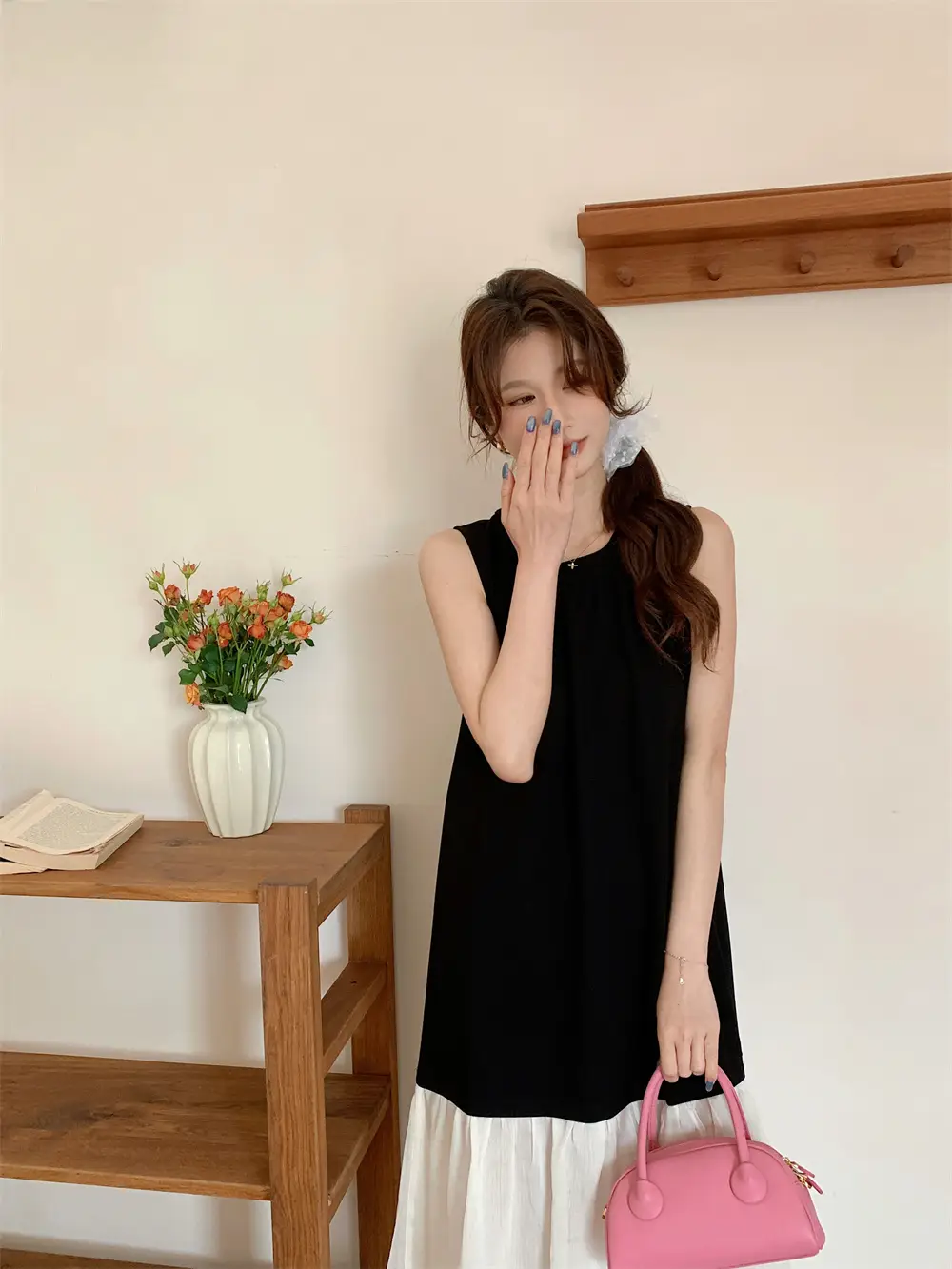 프리미엄 블랙 원피스 상세 이미지 8