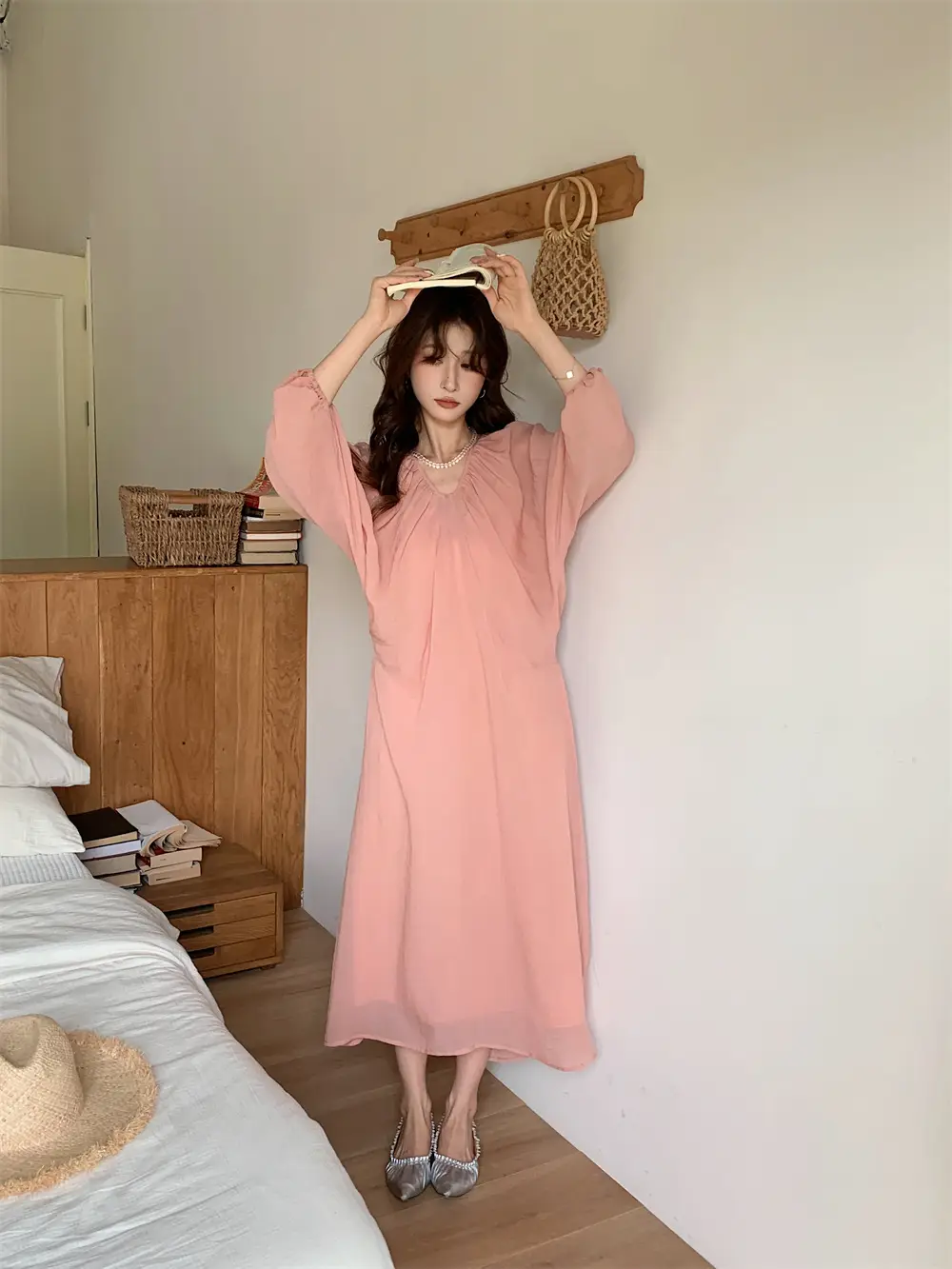 여성용 루즈 풀오버 원피스 상세 이미지 2