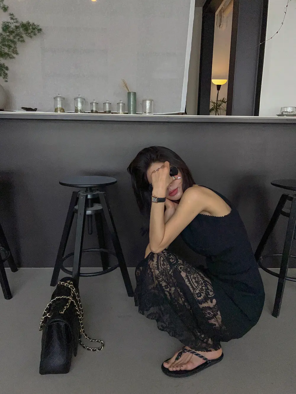 인스타 스타일 레이스 티셔츠 원피스 상세 이미지 20