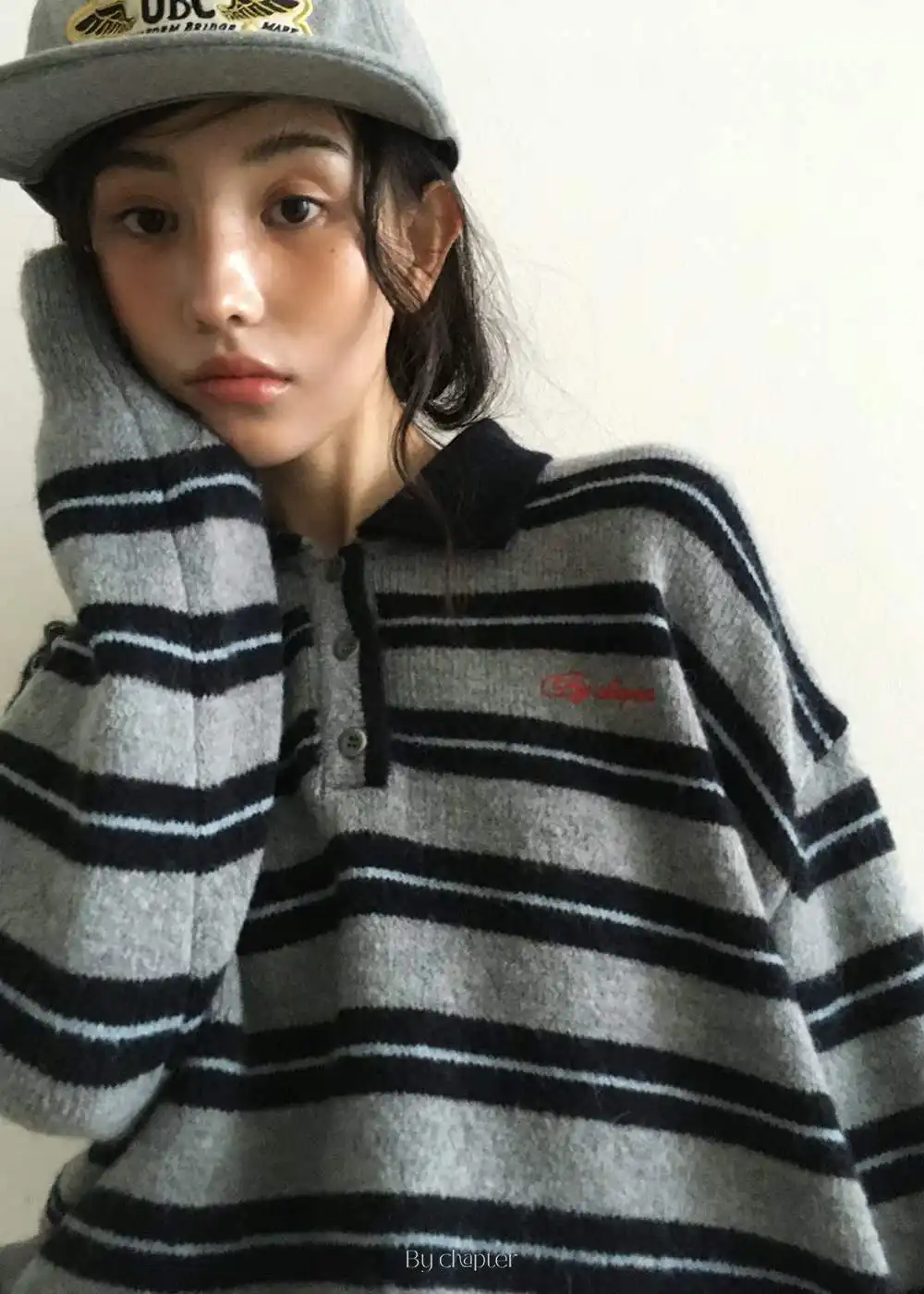 인스 키즈 빈티지 컬러스트라이프 니트 상세 이미지 7