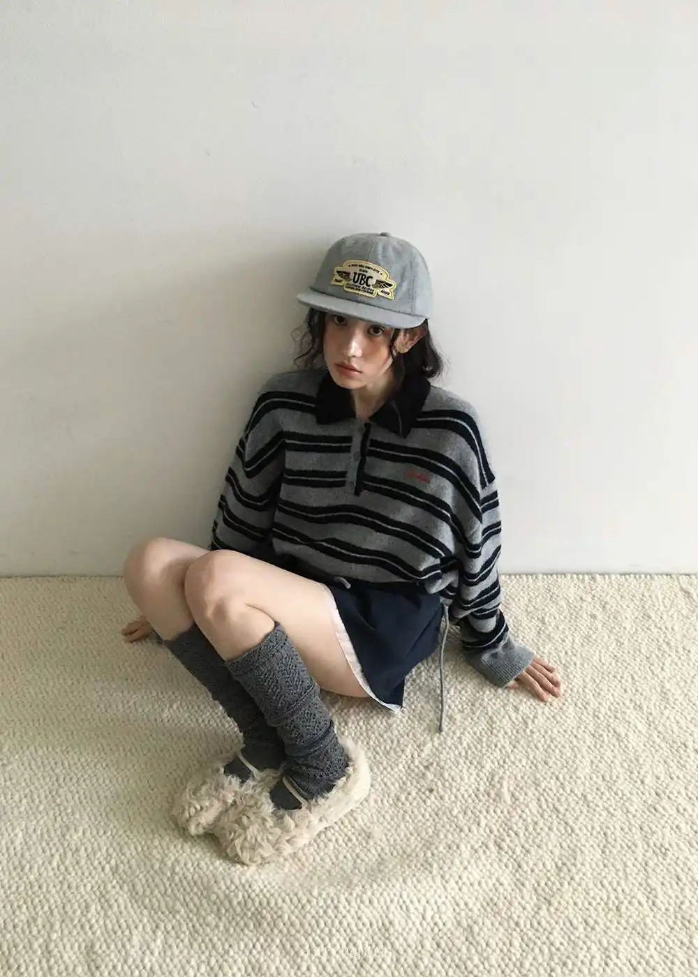 인스 키즈 빈티지 컬러스트라이프 니트 상세 이미지 8