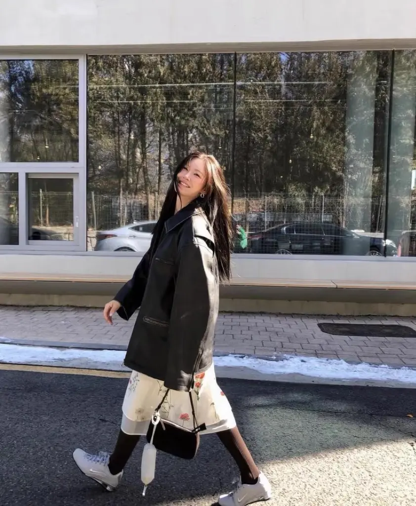 러블리 플라워 패턴 루즈핏 민소매 투피스 원피스 상세 이미지 34