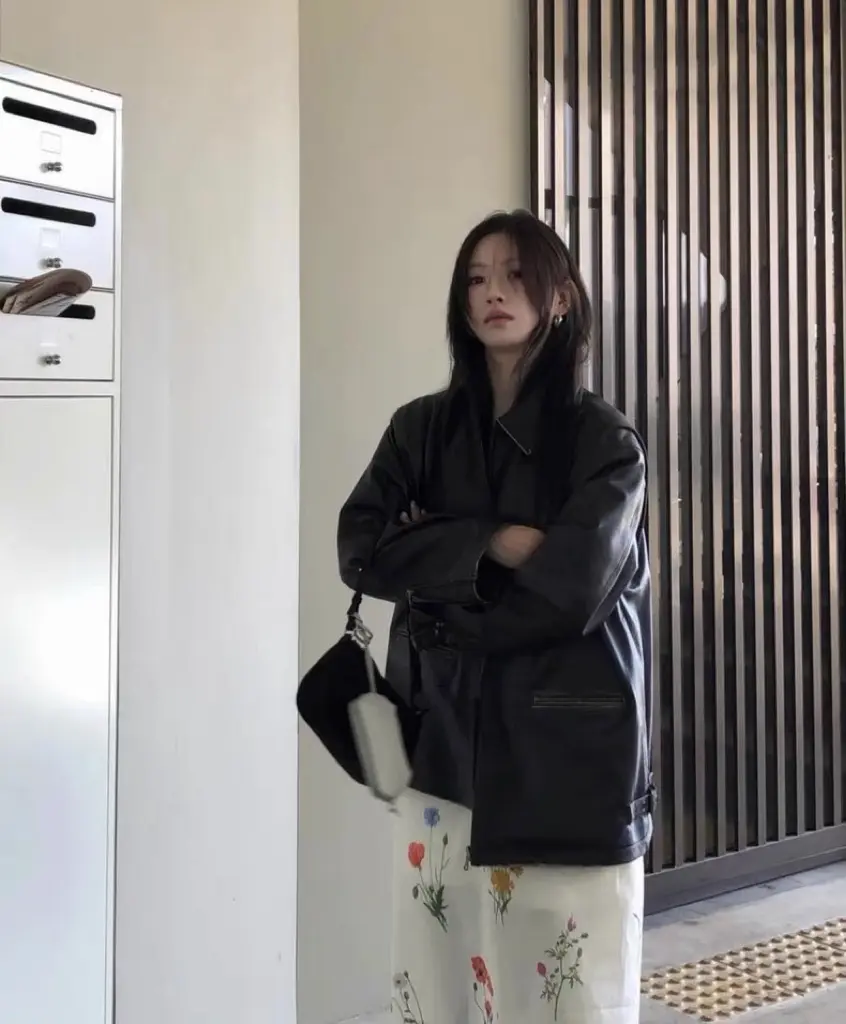 러블리 플라워 패턴 루즈핏 민소매 투피스 원피스 상세 이미지 37
