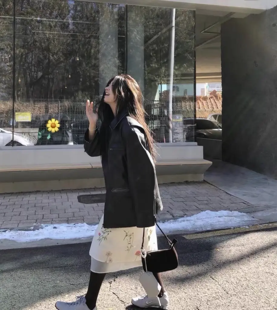 러블리 플라워 패턴 루즈핏 민소매 투피스 원피스 상세 이미지 38