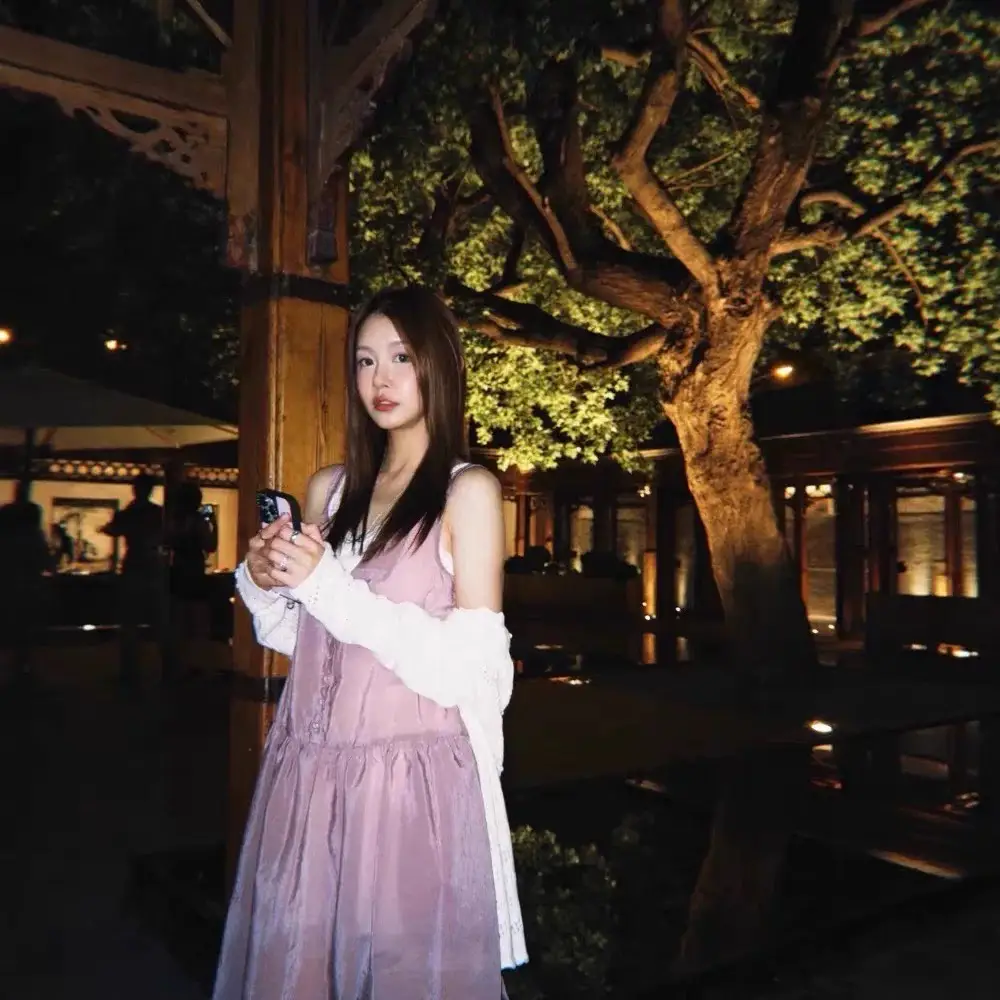 스퀘어 넥 러블리 슬리브리스 원피스 상세 이미지 2
