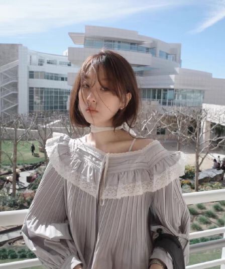 재고 있음 chic 한국 새로운 프랑스식 달콤함 레이스 레이스 스탠드 칼라 루즈핏 긴팔 여성 셔츠
