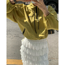 批发chic韩国东大门春夏季款<b class='q'>百搭</b>立领半拉链防晒外套