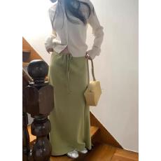 批发chic韩国东大门26新慵懒限定冷淡系垂垂面膜纸片人<b class='q'>半身裙</b>