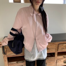 批发chic韩国新款老钱风翻领<b class='q'>夹克</b>女短款2026春秋<b class='q'>薄</b>款外套女