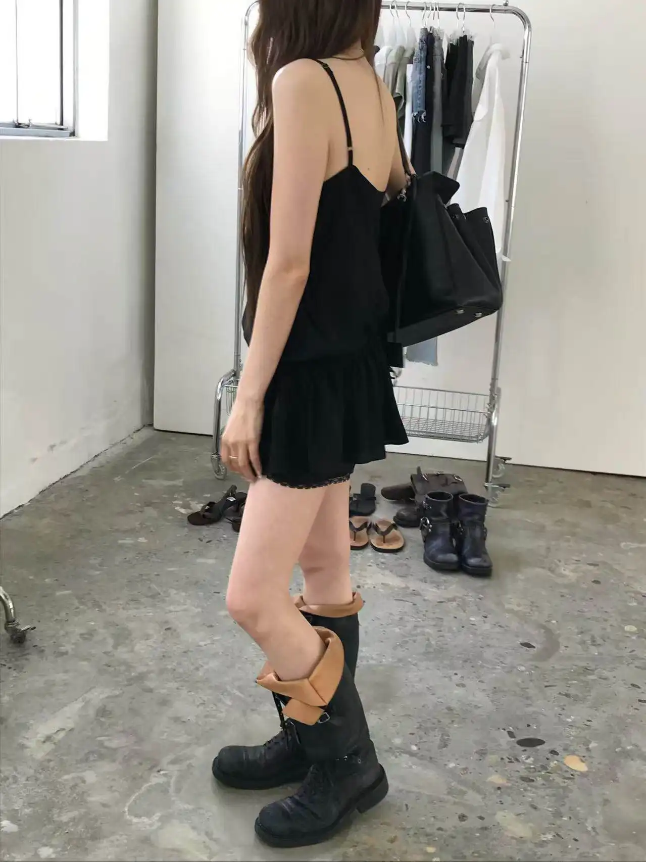 센스 있는 허리 라인 스커트 원피스 상세 이미지 9