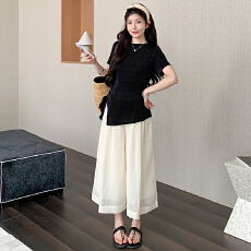 批发孕妇<b class='q'>韩</b>版<b class='q'>大码</b>短袖＋休闲宽松<b class='q'>裤</b>裙