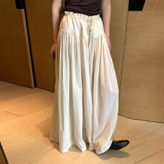 批发慵懒感高腰系带阔腿裙裤<b class='q'>大码</b>女装微胖用料足巨好看显瘦阔腿裤裙