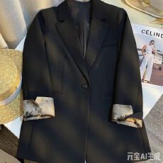 批发大码休闲设计感西装外套女2025春季新款独特袖口高级感<b class='q'>小</b><b class='q'>西服</b>上衣