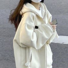 批发连帽卫衣女春秋美式高街<b class='q'>宽松</b>oversize拉链开衫休闲外套上衣ins潮