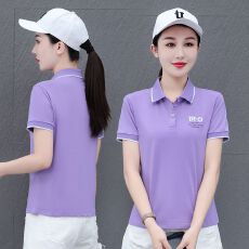 批发2026polo衫短袖夏季2026新款宽松纯棉薄款休闲翻领上衣