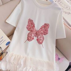 批发<b class='q'>女</b><b class='q'>童</b>蝴蝶结连衣<b class='q'>裙</b>2026夏季新款中大童蝴蝶结印花<b class='q'>裙</b>洋气时髦连衣<b class='q'>裙</b>