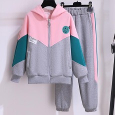 批发女童棒球服套装秋装2026新款炸街春秋<b class='q'>儿童</b>卫衣裤休闲运动服两件套