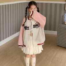 批发女童棒球服春<b class='q'>秋装</b>2026新款女孩大童秋季休闲上衣儿童百搭运动<b class='q'>外套</b>