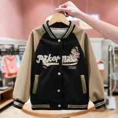 批发女童棒球服外套春秋2025新款<b class='q'>儿童</b>学院风上衣洋气小女孩运动<b class='q'>夹克</b>潮