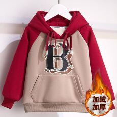 批发女童套装加绒秋冬装2025新款<b class='q'>儿童</b><b class='q'>运动服</b>中大童加厚保暖休闲两件套