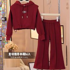 批发女童卫衣套装春秋款2026新款洋气<b class='q'>儿童</b>春装中大童运动休闲两件套潮