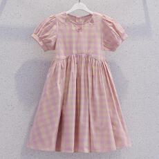 批发<b class='q'>女</b><b class='q'>童</b>韩版休闲时尚格子连衣裙夏季2026新款女孩公主裙子儿童<b class='q'>夏装</b>薄