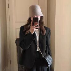 批发韩版小西装外套女小个子<b class='q'>春</b>秋2026新款西服上衣休闲通勤设计感小众