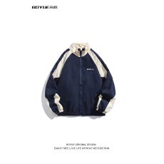 批发外套男士2025春秋季新款潮流百搭大码休闲夹克潮牌港风宽松冲锋衣