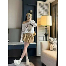 批发【天丝螺纹】大码女<b class='q'>夏季</b>2026新款印花防晒长袖T恤中长款宽松上衣
