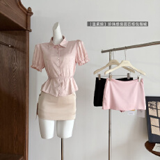 批发viola【温柔缎】珍珠感光泽一条搭所有 百搭包臀裙带安全<b class='q'>裤</b>缎面