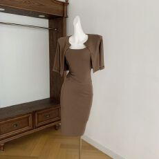 批发【Farte Shop】伯德小姐 莱赛尔高弹松紧腰半身裙女春夏包臀中裙