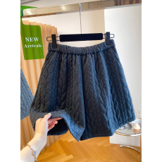 批发松紧腰加厚加绒夹棉短<b class='q'>裤</b>女2025冬季新款阔腿<b class='q'>显瘦</b>百搭五分<b class='q'>裤</b>靴<b class='q'>裤</b>