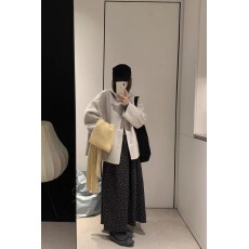 批发小碎花羊毛呢中长款花苞<b class='q'>裙</b>大码秋冬半身<b class='q'>裙</b>高腰显瘦a字<b class='q'>伞</b><b class='q'>裙</b>蓬蓬<b class='q'>裙</b>