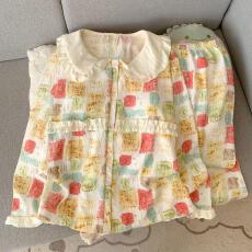 批发LS量大价优25年秋季云朵棉带胸垫长袖<b class='q'>套装</b>公主风网红爆款直播高品