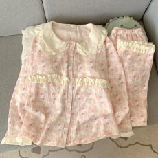 批发LS量大价优25年秋季云朵棉带胸垫长袖<b class='q'>套装</b>公主风网红爆款直播高品