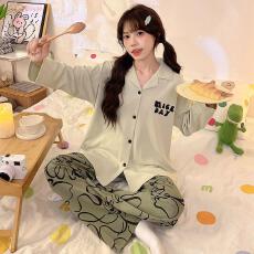 批发量大价优26年春季聚酯钎维180g开胸长袖套装直播高品双长开衫外穿