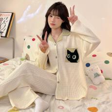 量大价优26年春季聚酯钎维180g开胸长袖套装直播高品双长开衫外穿