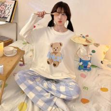 批发量大价优26年秋春季聚酯纤维180g圆领长袖套装少女直播高品可外穿