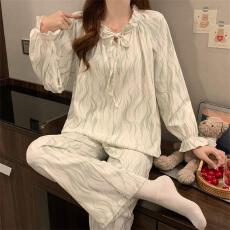 批发量大价优26年秋春季聚酯纤维180g圆领长袖套装少女直播高品可外穿