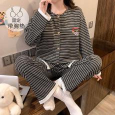 批发量大价优26年春季聚酯钎维180g开胸长袖套装直播高品双长仿棉开衫