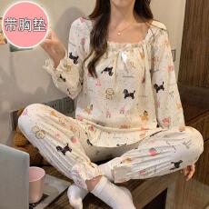 批发量大价优26年秋春季云朵棉150g方领长袖<b class='q'>套装</b>仿棉直播高品可外穿