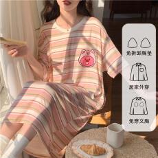 批发LS练盛量大价优23春季新品直播高品睡衣睡裤<b class='q'>套装</b>家居服可外穿