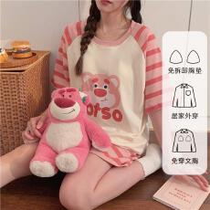 批发量<b class='q'>大</b>价优26年夏季聚酯纤维150g圆领<b class='q'>套装</b>少女卡通直播高品可外穿