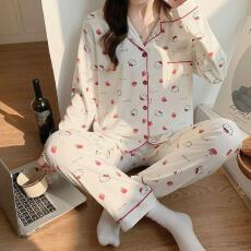 批发量大价优26年春季<b class='q'>睡衣</b>女新款云朵棉<b class='q'>长袖</b>小翻领家居服套装直播高品