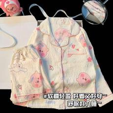 批发量大价优26年春季睡衣女新款云朵棉长袖小翻领家居服套<b class='q'>装</b>直播高品