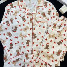 批发量大价优26年春季睡衣女新款云朵棉长袖小翻领家居服<b class='q'>套装</b>直播高品