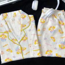 批发量大价优26年春季<b class='q'>睡衣</b>女新款云朵棉长袖小翻领家居服套装直播高品