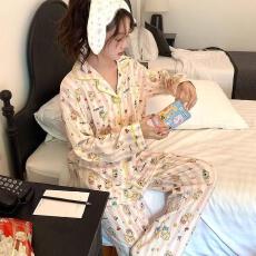 批发量大价优26年春季<b class='q'>睡衣</b>女新款云朵棉长袖小翻领家居服套装直播高品