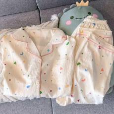 批发量大价优26年春季<b class='q'>睡衣</b>女新款云朵棉长袖小翻领家居服套装直播高品